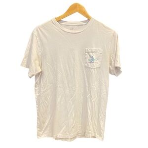 Boys Vineyard Vines Fishing Boat Yacht Pocket Short Sleeve T-Shirt XL‎